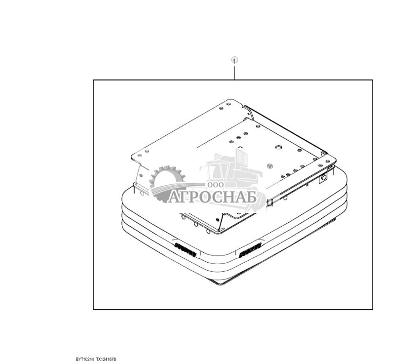 Комплект сиденья с пневматической подвеской - ST903104 364.jpg
